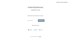 Desktop Screenshot of maternitydresses.com